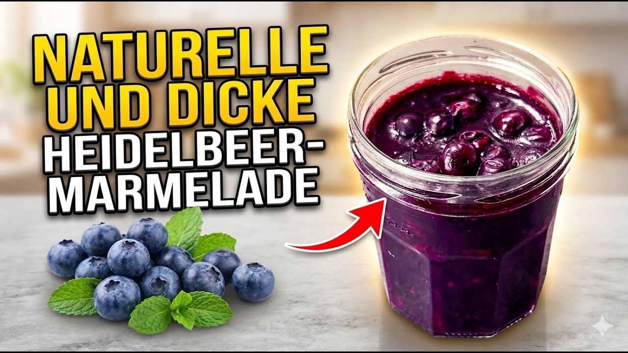 Zuckerfreie Blaubeermarmelade | Rezept für Diabetiker