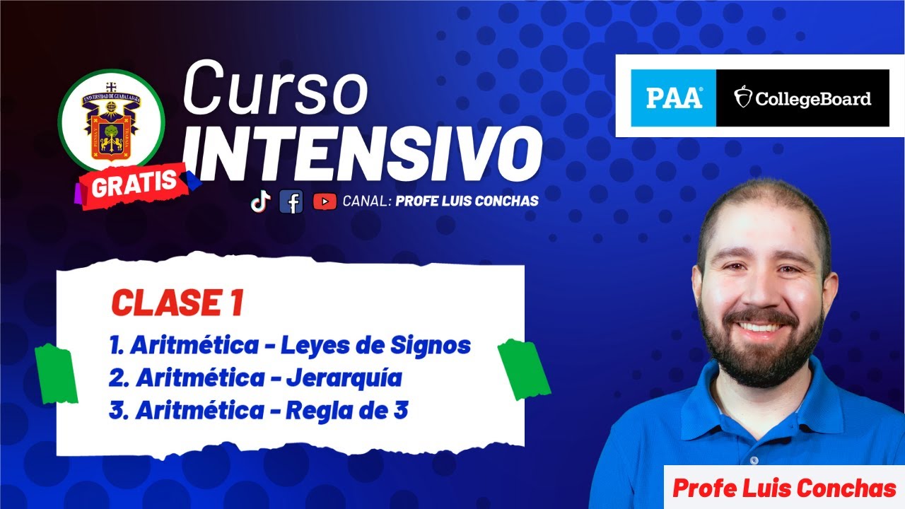 🔴Clase 1 - Curso INTENSIVO PAA // UDG // ITAM // ITESM