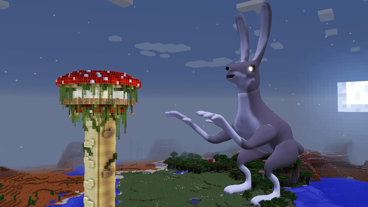 SURVIVING FROM HUMANOID RABBIT in Minecraft | Gameplay
