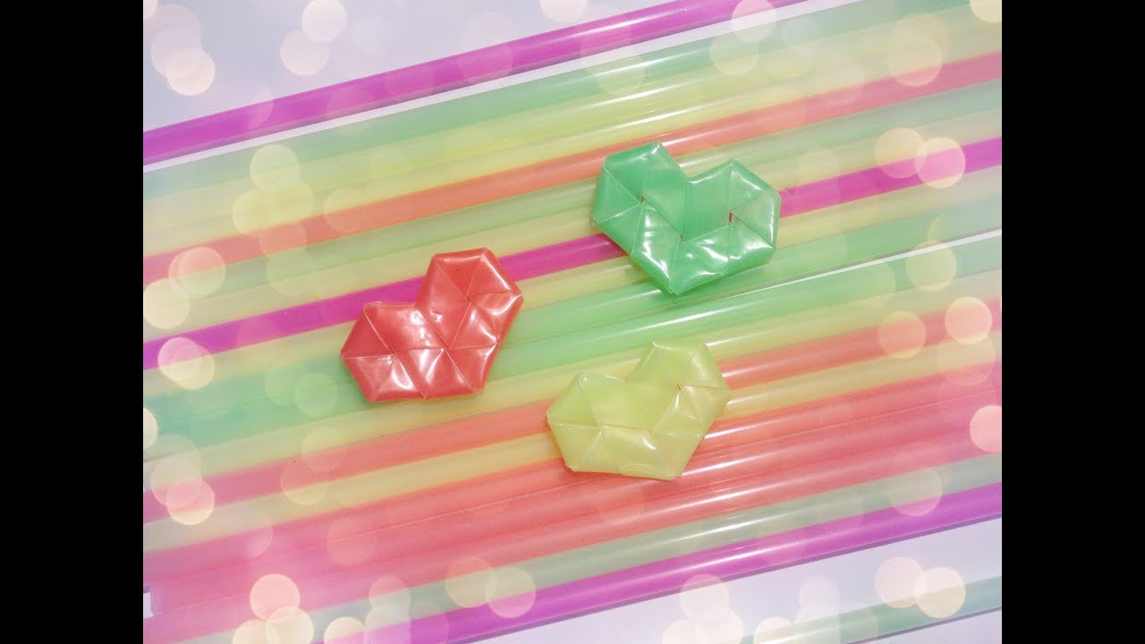 DIY: Straw Hearts