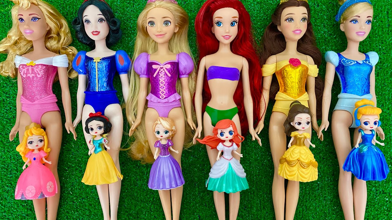 Cute Miniatures Disney Princess Frozen ELSA & Annall! elsa satisfying unboxing