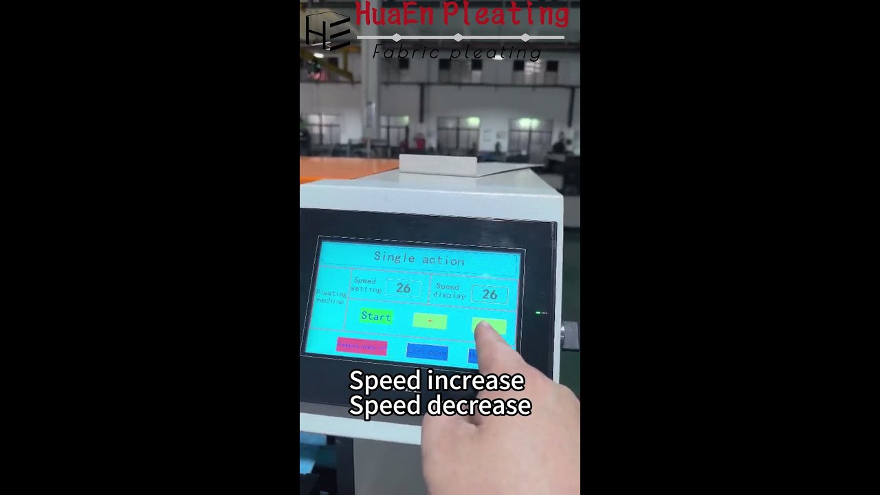 How to use the blade pleating machine?