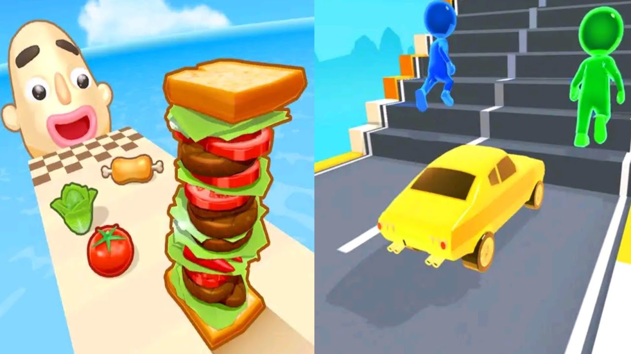 Sandwich Runner vs Shape-shifting - Max Levels Unlocked SpeedRun Gameplay - New Update 2026