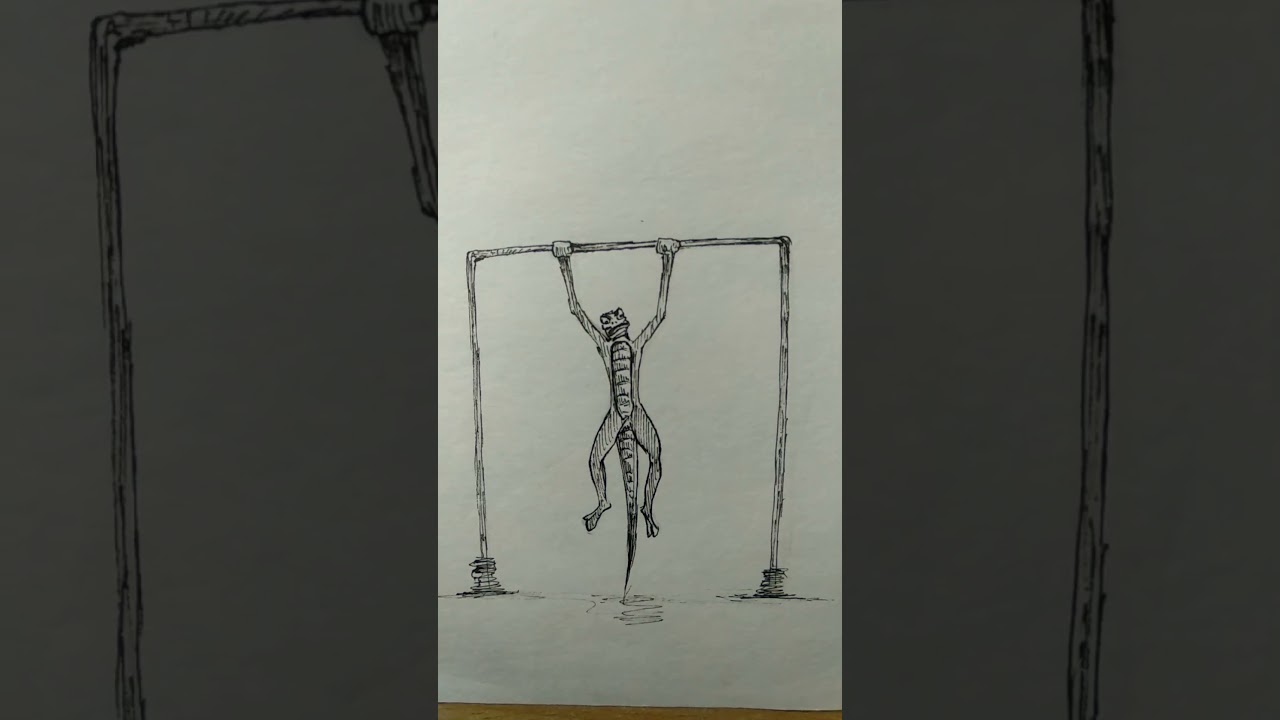From tiny lizard to GODZILLA #stickman #storytelling #godzilla #animation #shorts