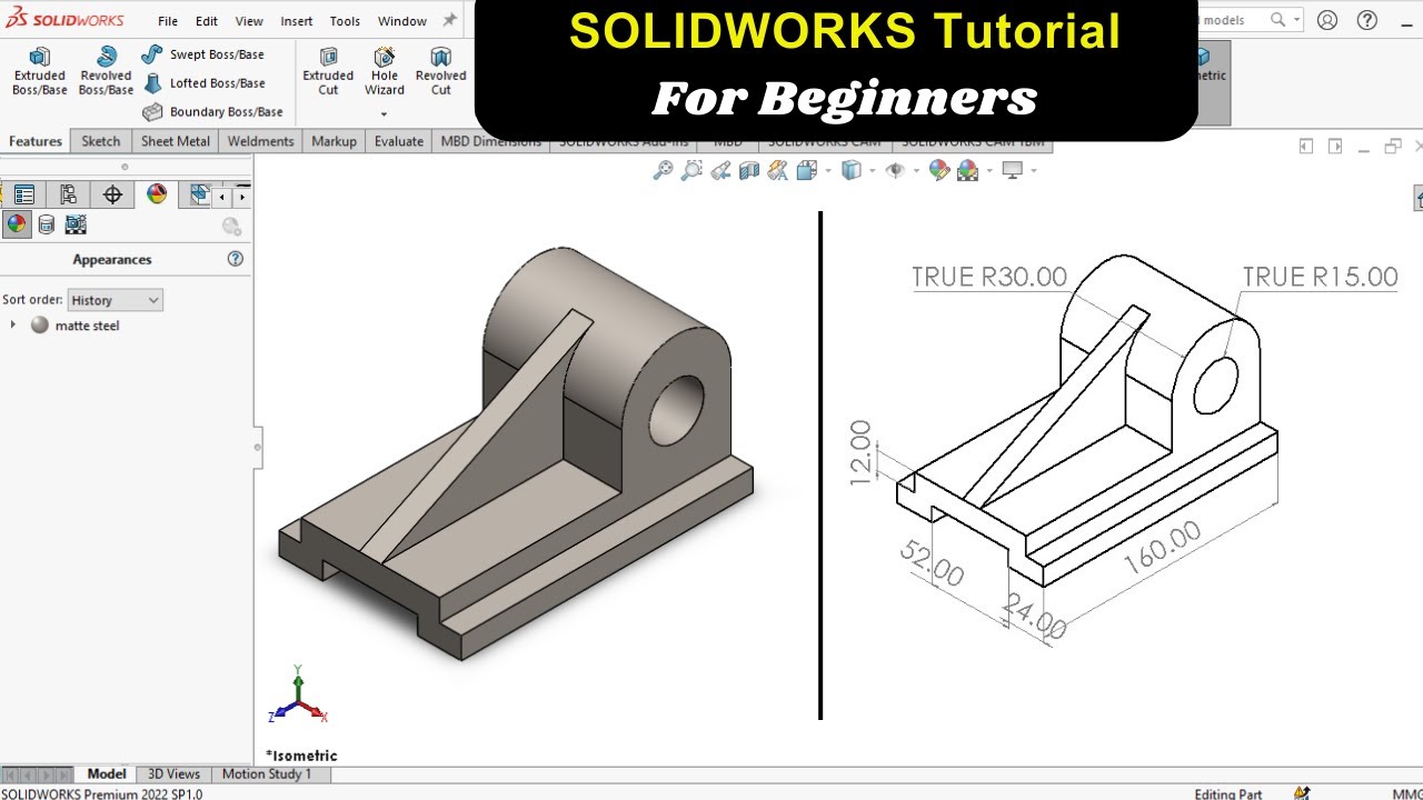 SOLIDWORKS Tutorial for Beginners | CAD with Mohsin