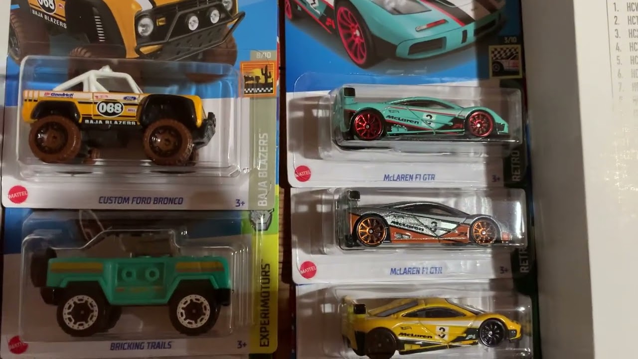 2022 Hot Wheels Factory Sealed Mainline Set Box 1 of 6