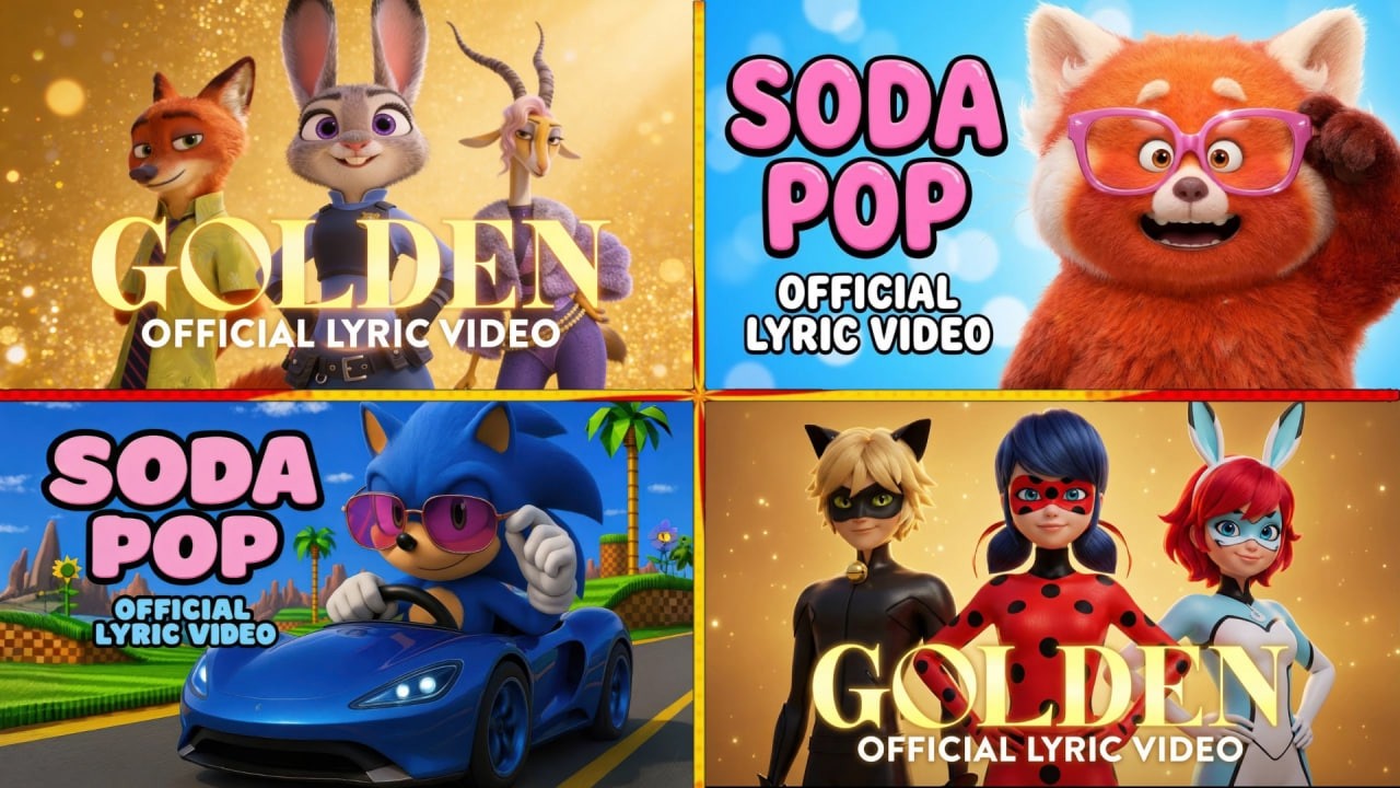 GOLDEN X ZOOTOPİA PT2🆚SODA POP TURNİNG RED🆚 SONİC🆚 MİRACULOUS GOLDEN VS SODA POP MEGA BATTLE#37