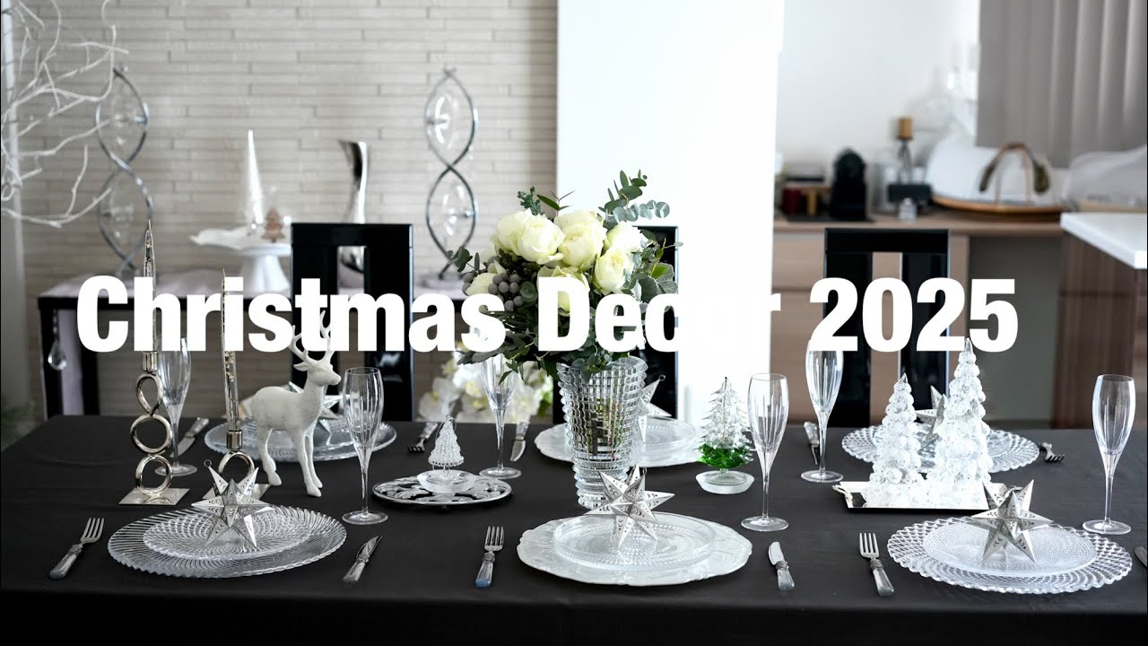 【vlog】クリスマスデコレーションlリース作りlクリスマスパーティー