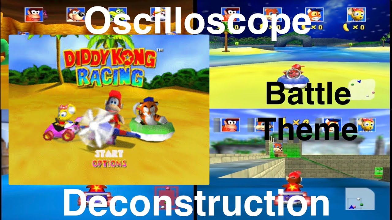 Diddy Kong Racing Battle Theme Oscilloscope Deconstruction 