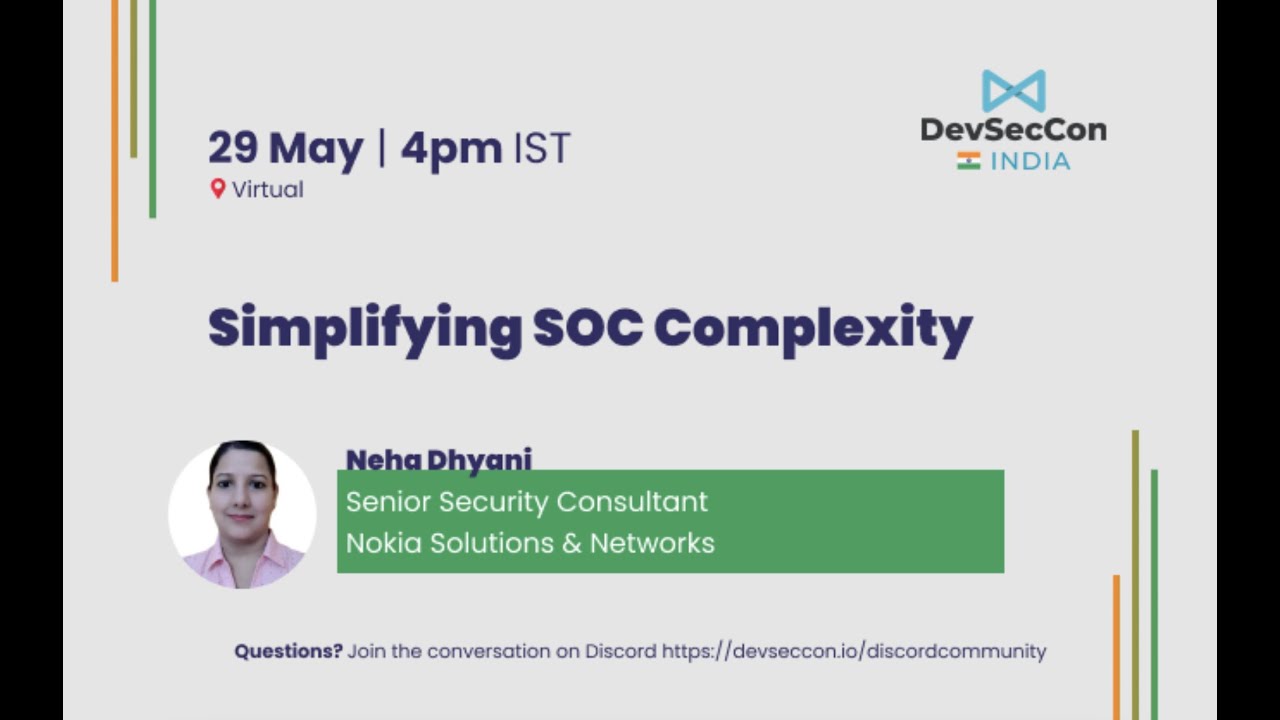 Simplifying SOC Complexity with Neha Dhyani