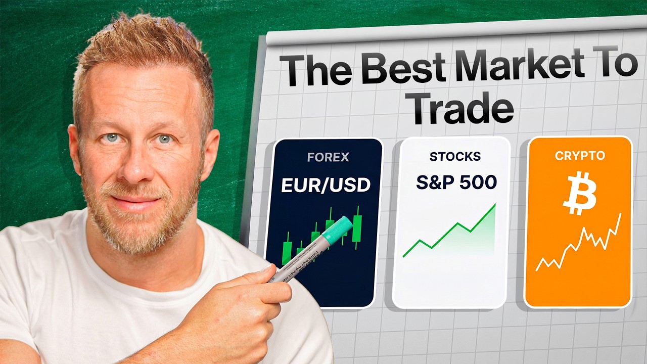 Лучший рынок для торговли? (Forex, акции и криптовалюты: объяснение)
