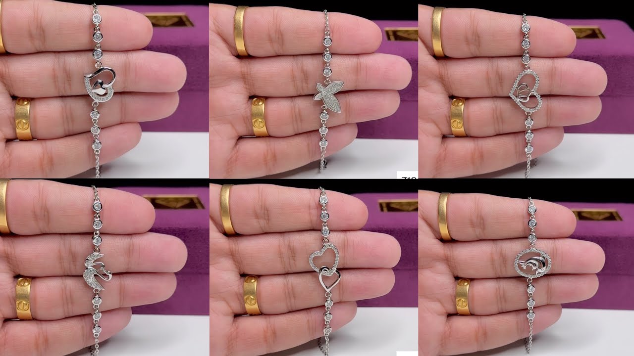 Latest 92.5 Sterling Silver Ladies Bracelet | Beautiful & Minimal Designs