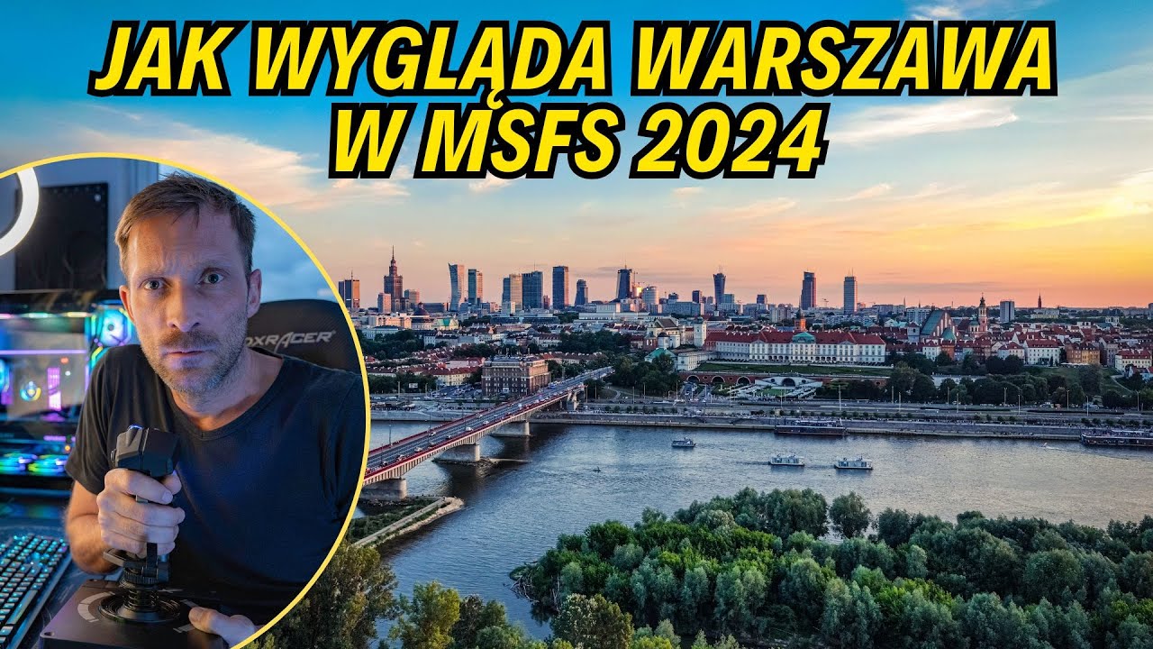 Warszawa w MSFS 2024 vs Berlin - Polska w Microsoft Flight Simulator