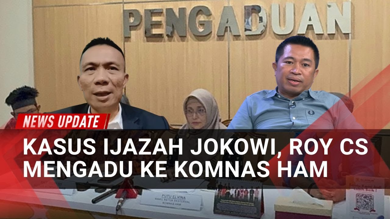 Roy Suryo CS Adu ke Komnas HAM soal Dugaan Pelanggaran HAM Kasus Ijazah Jokowi