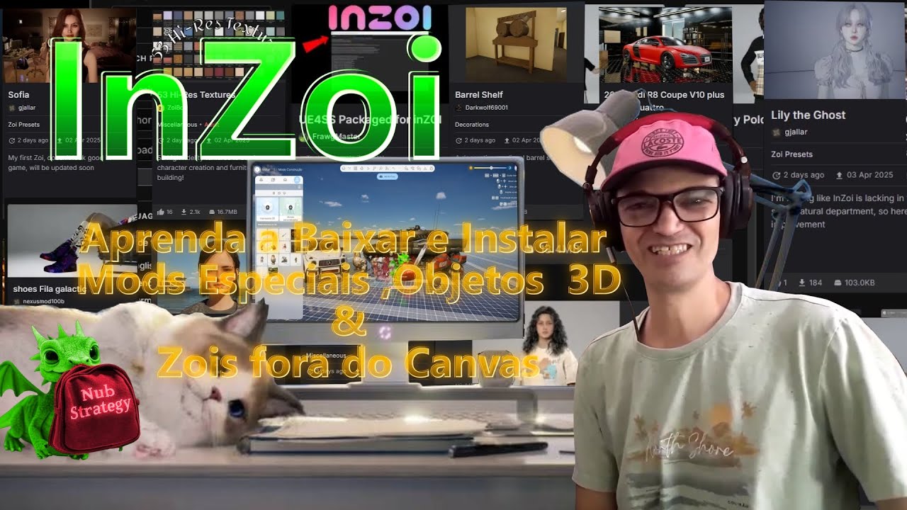 InZoi : Aprenda a Baixar e Instalar Mods Especiais ,Objetos  3d e Zois fora do Canvas