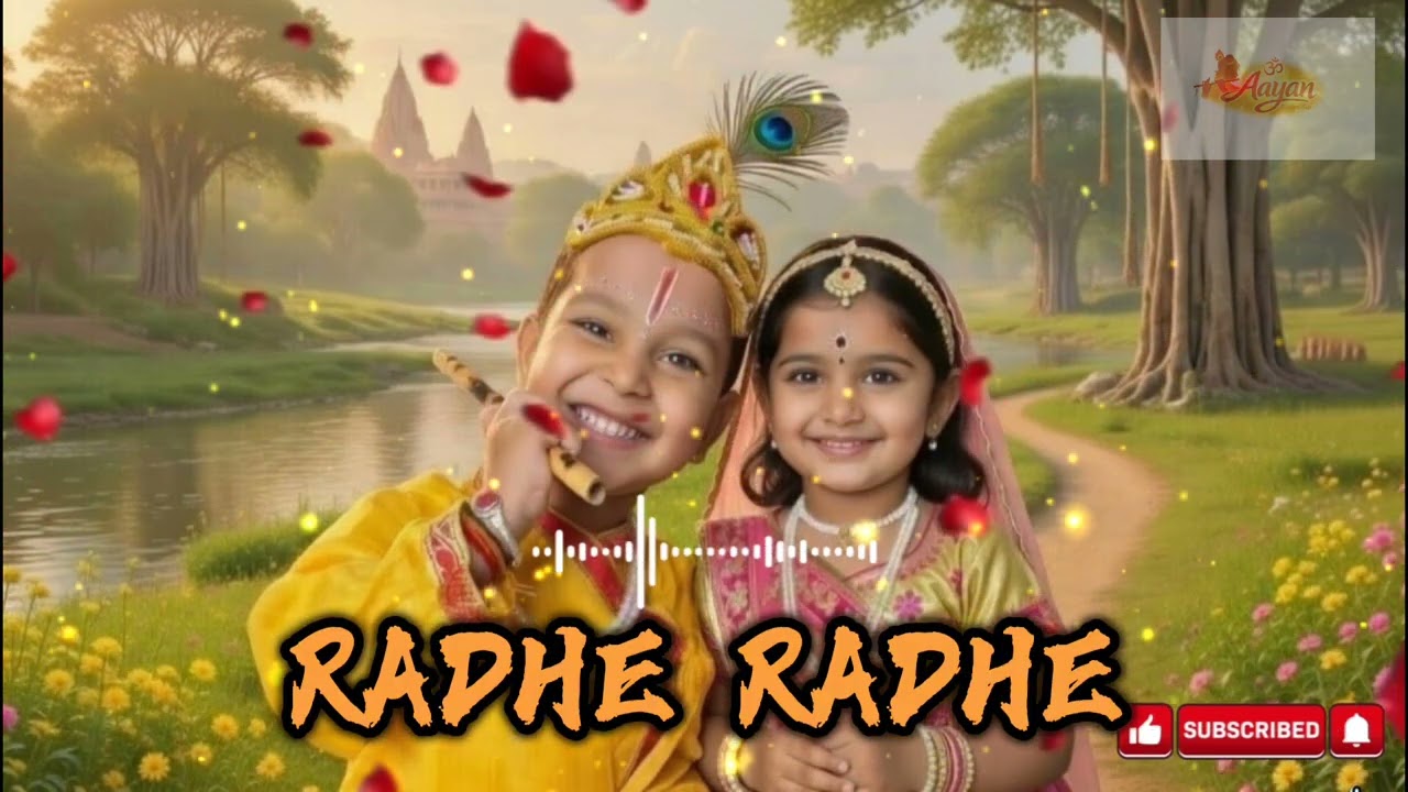 Radhe Radhe Bhajan | Beautiful Krishna Radha Song | Aayan Bhakti Sur | Peaceful Devotional Music