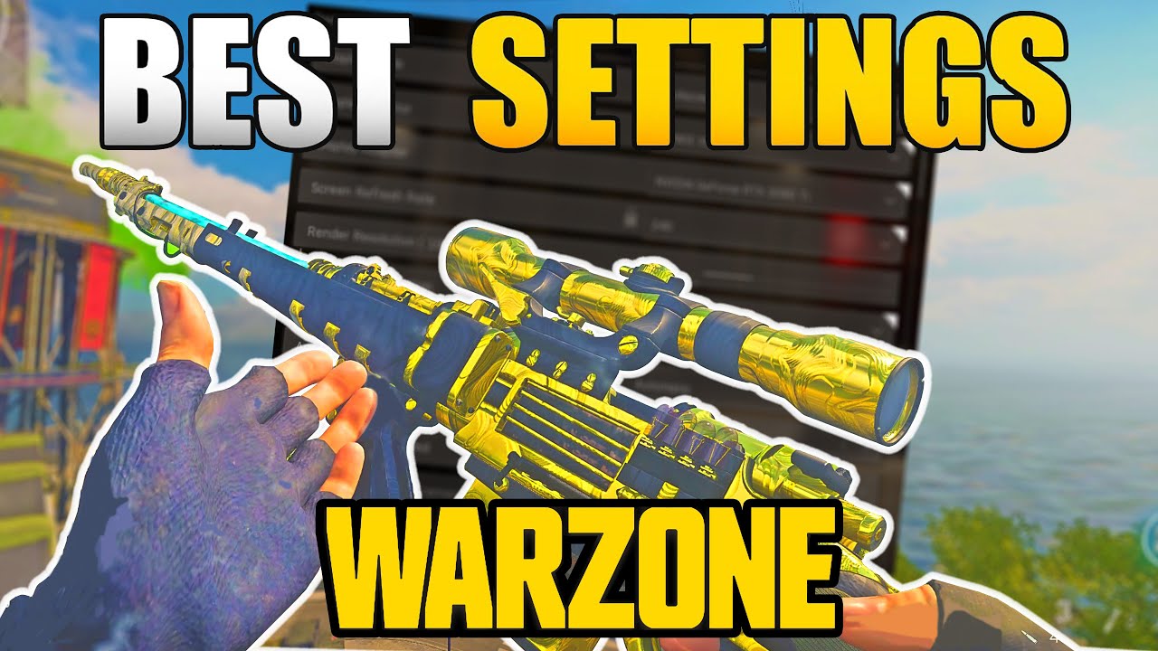 the BEST PC Settings for Warzone Season Four Reloaded (MAXIMIZE FPS and VISUAL SETTINGS)