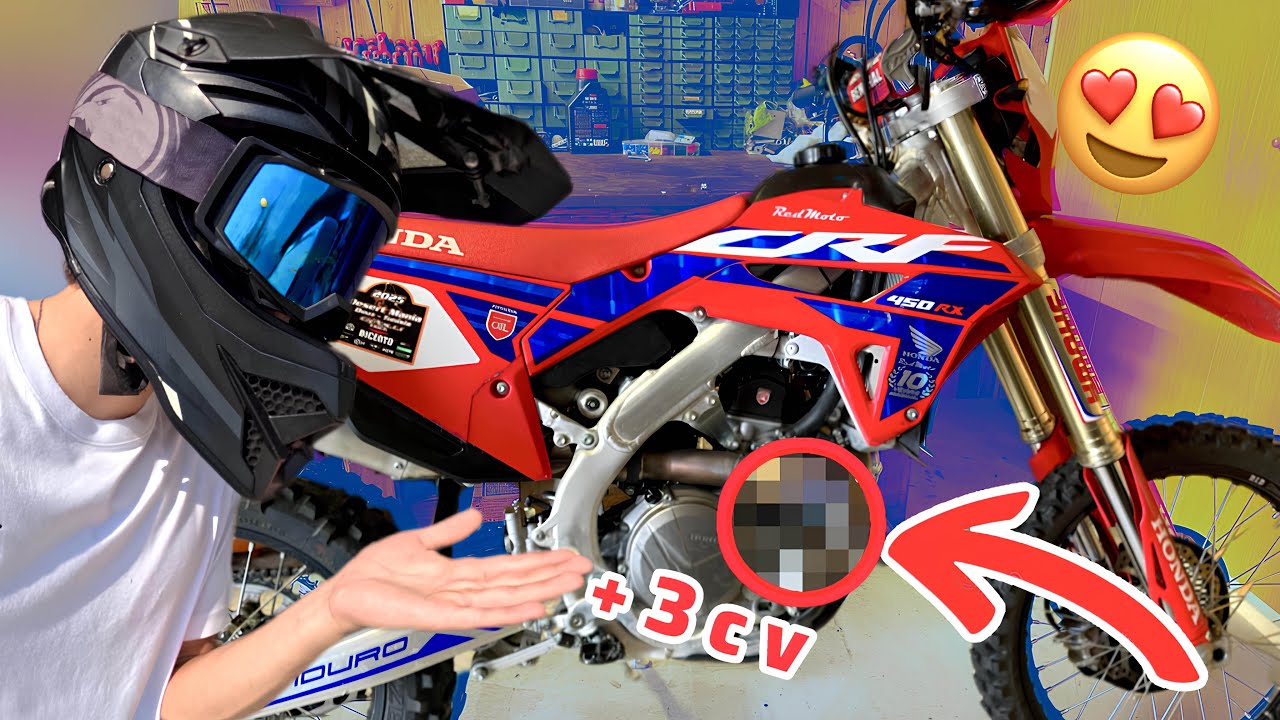 LA MIGLIORE MODIFICA PER LE HONDA CRF 450 🥰😍
