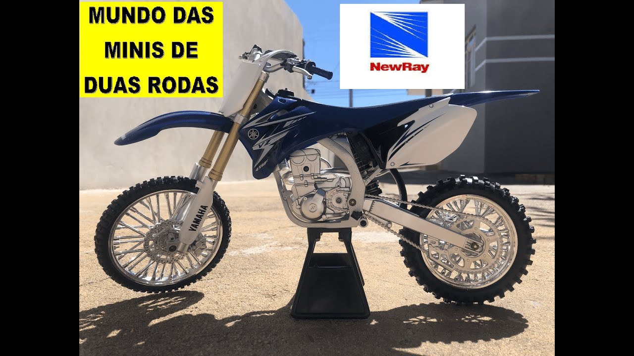 MINIATURA MOTO YAMAHA YZ 450 F (MINIATURA BIG ESCALA 1:6 NEW RAY)