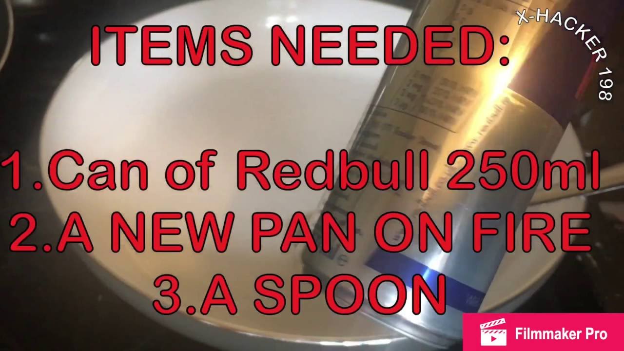 Red Bull 250ml boiling experiment AWESOME RESULTS