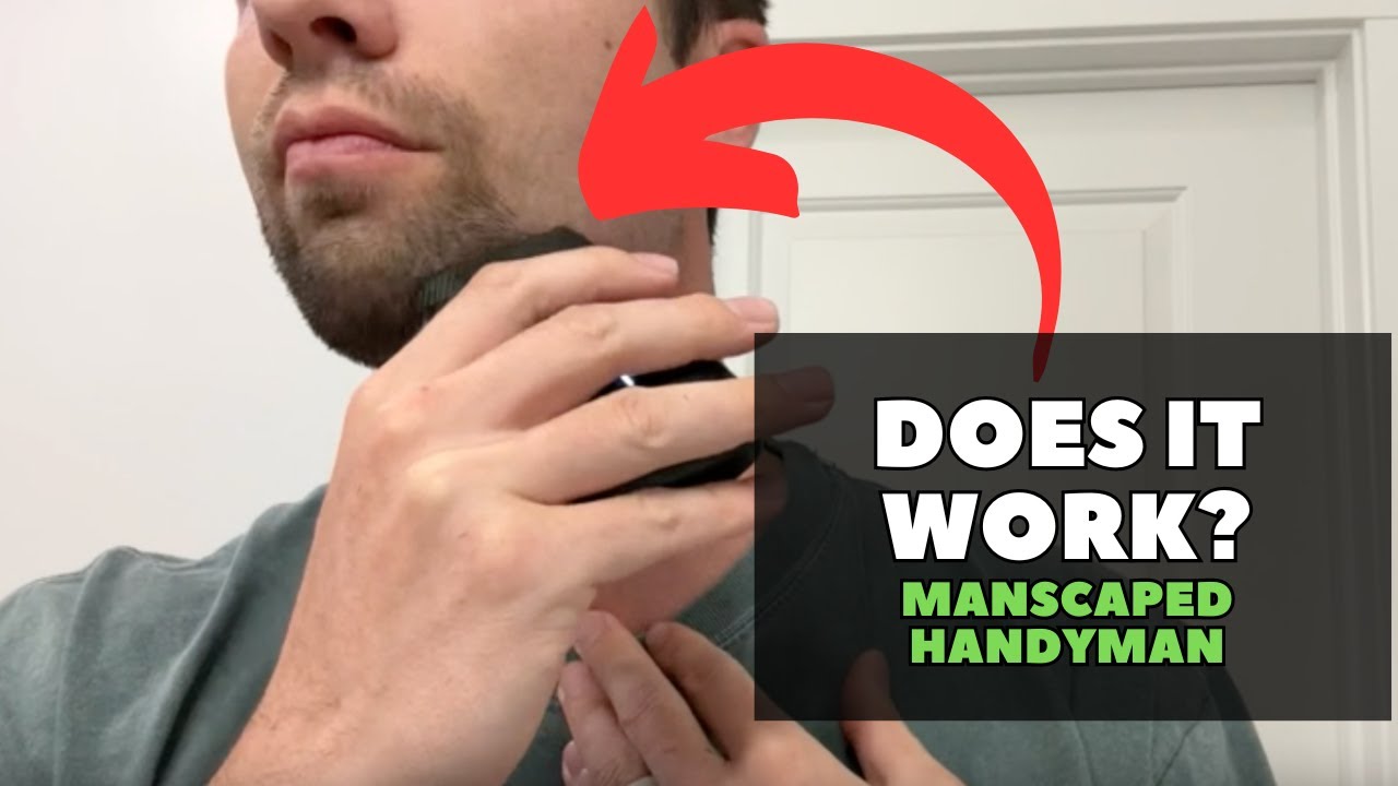 Тестирование бритвы Manscape The Handyman Face Shaver (честный обзор)