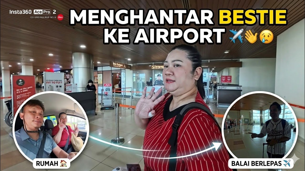 Menghantar Bestie Ke Airport Kuching~Bintulu Bengkel Utuber 4 Beginners bersama Sifu Abun Bilun