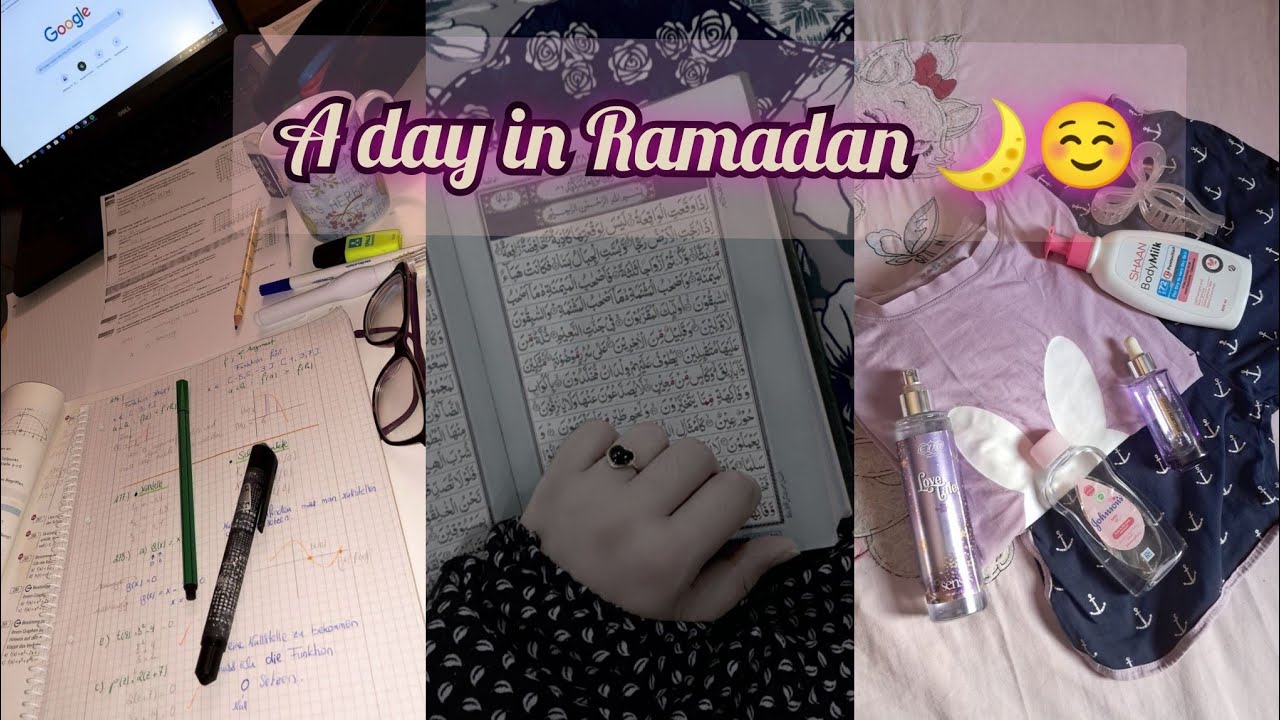A Day in Ramadan | يوم في حياتي في رمضان (عبادات، مذاكرة، ومساعدة ماما) 🌙🕌