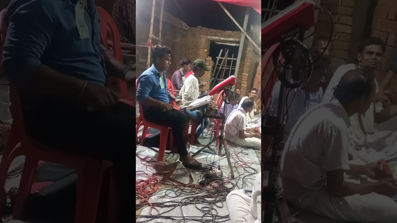 manbhum musical group. baul program in bahara