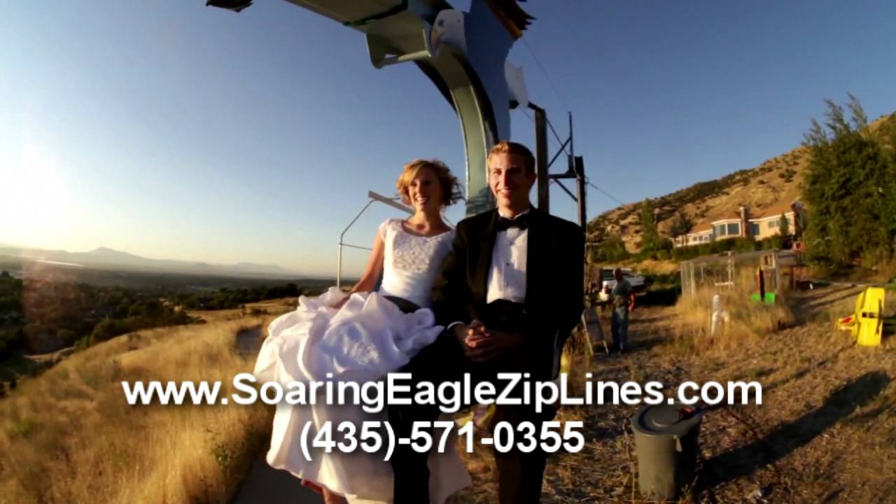 Commercial Zip Line Ride Thrills Two At A Time With No Harn