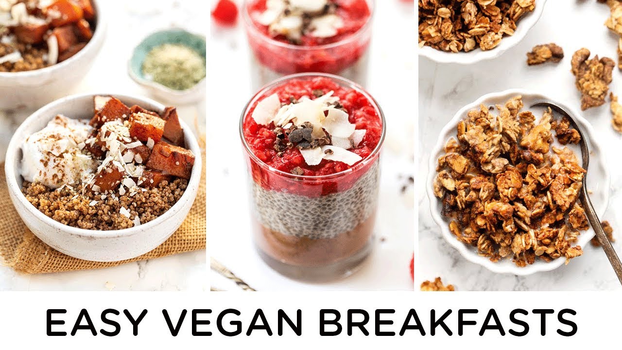 MEAL PREP VEGAN BREAKFAST RECIPS ‣‣ healthy make ahead meals