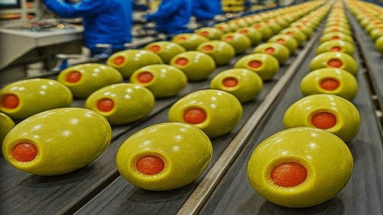 COMO se HACEN las ACEITUNAS RELLENAS de ANCHOA