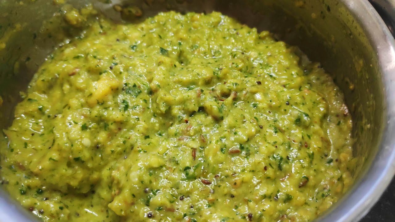 ಟೊಮ್ಯಾಟೊ ಕಾಯಿ ಚಟ್ನಿ/Tomato Chutney/Green Tomatoe chutney In Kannada/green tomato chutney