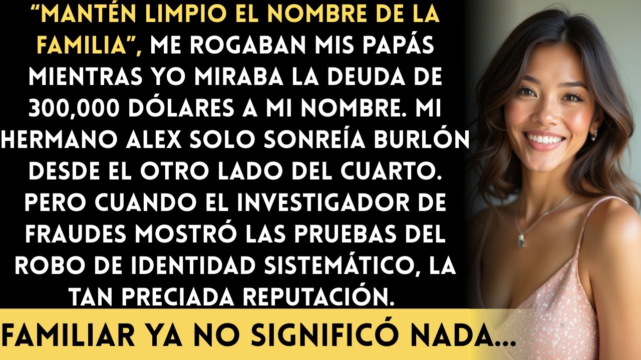 Mi hermano me dejó endeudada — Mis papás dijeron “arréglalo en privado”, pero el área de fraudes...