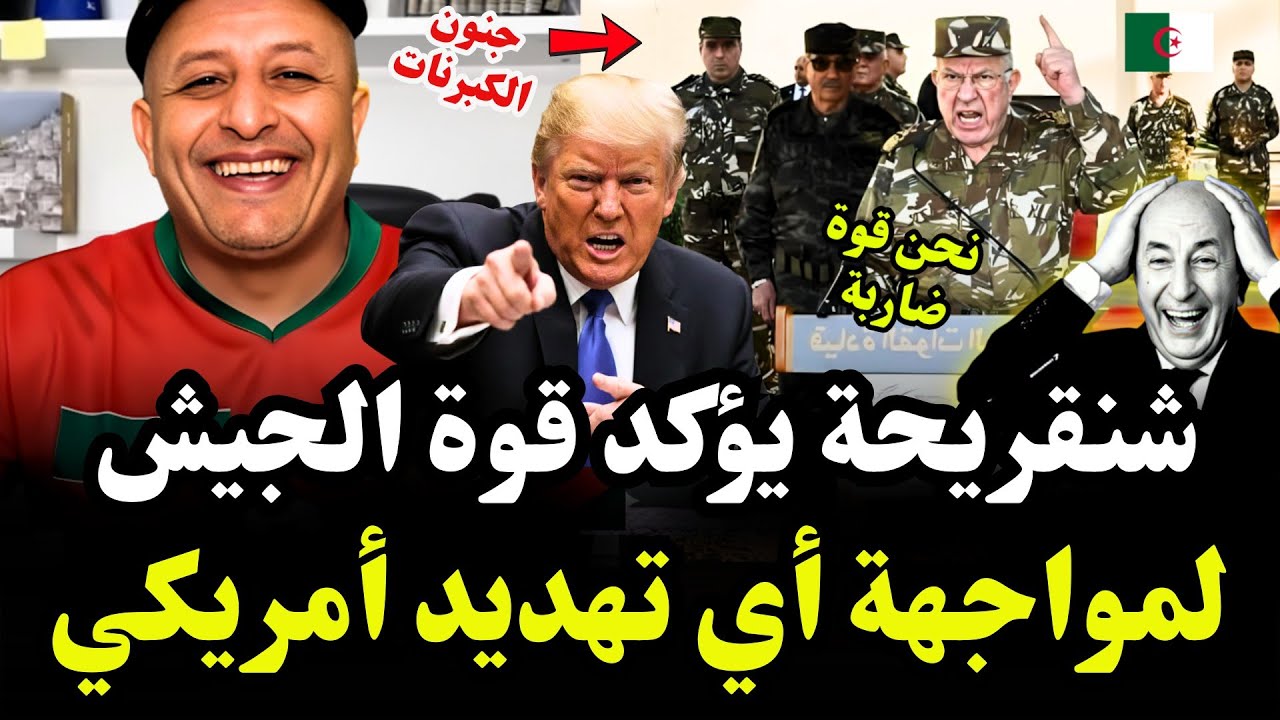 جزائري يؤكد قوة الجيش الجزائري لمواجهة أي تهديد أمريكي #اسعد_الشرعي