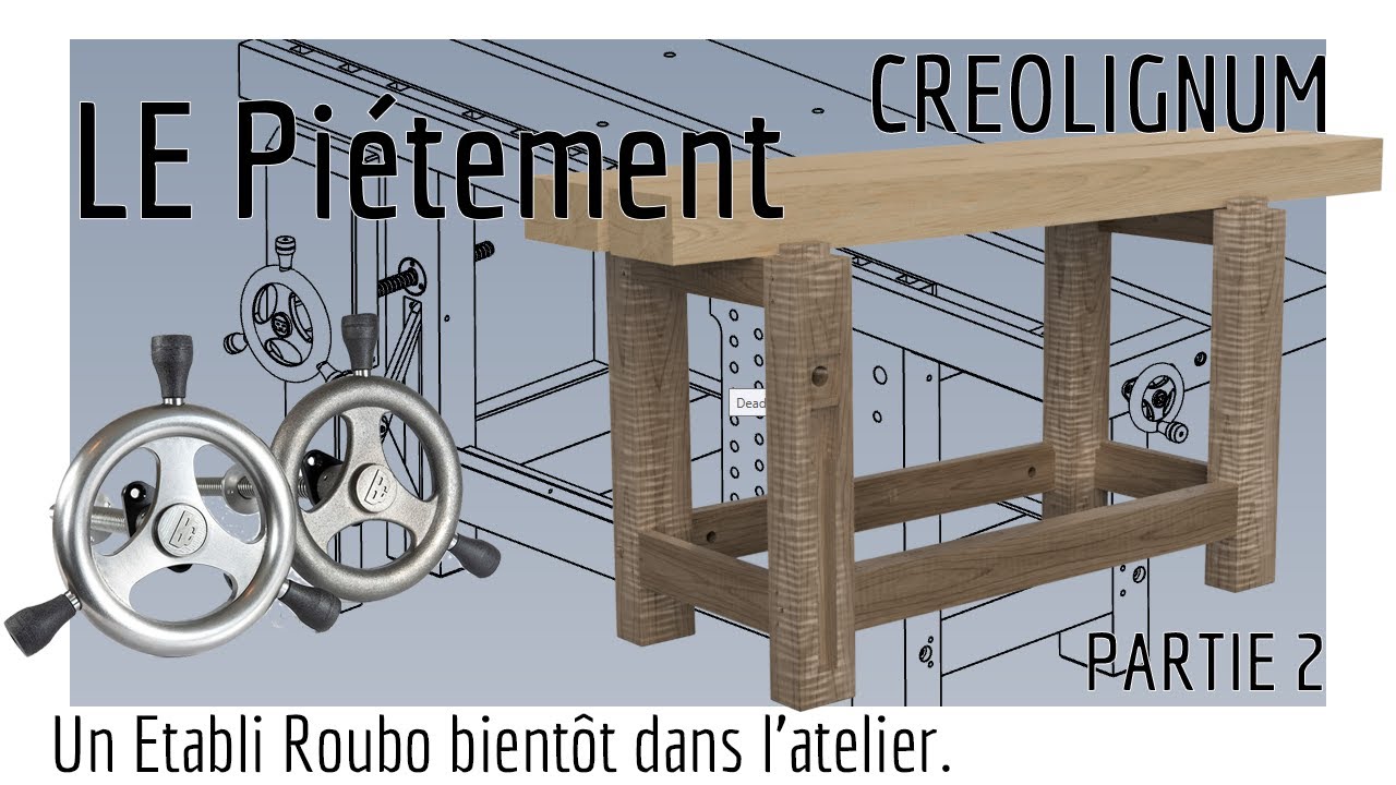 ETABLI ROUBO #5: le piétement pt2.