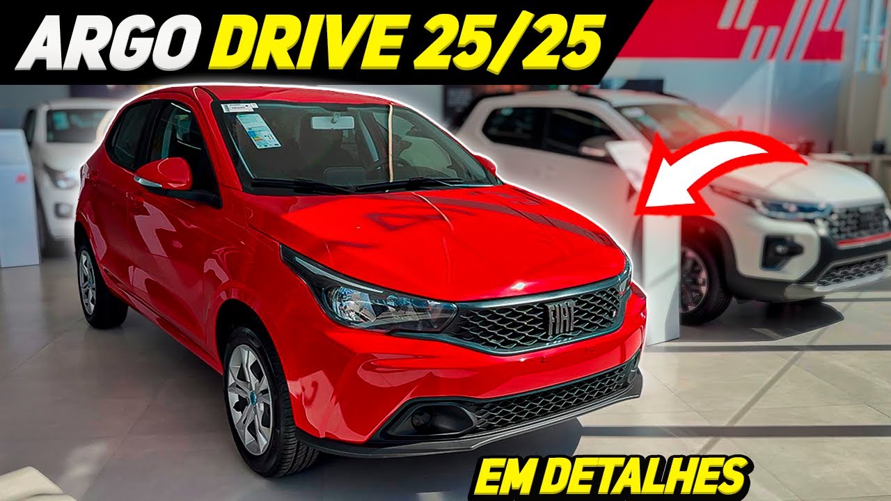 NOVO ARGO 2025/25 DRIVE 1.0 MANUAL - MUDA ALGO?