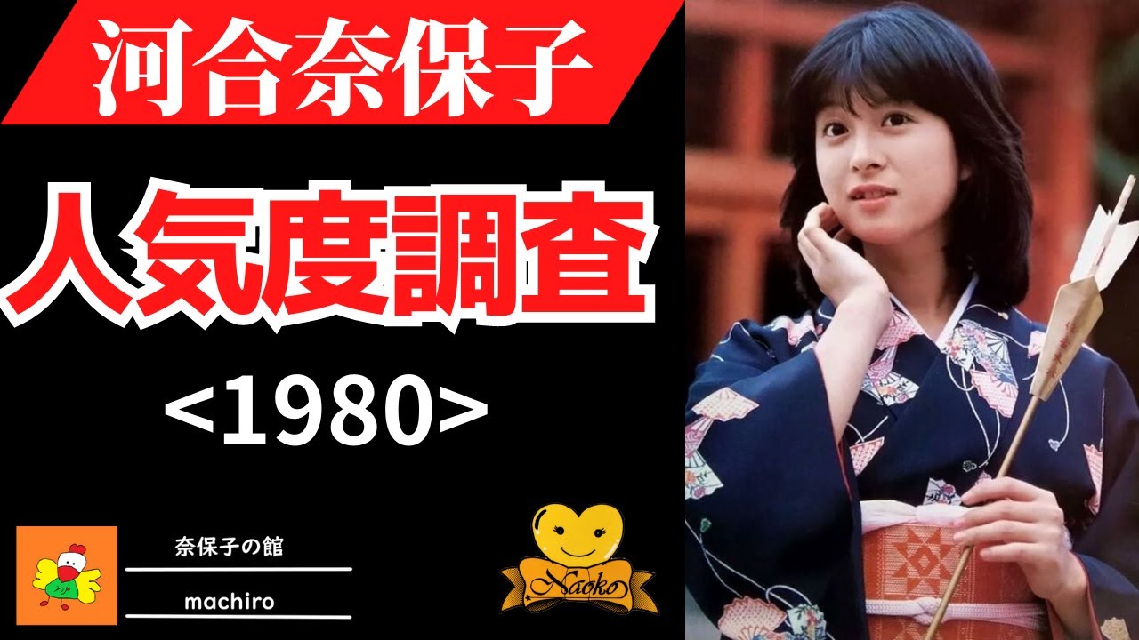【河合奈保子】1980年デビュー時の人気度は!？【naoko kawai】