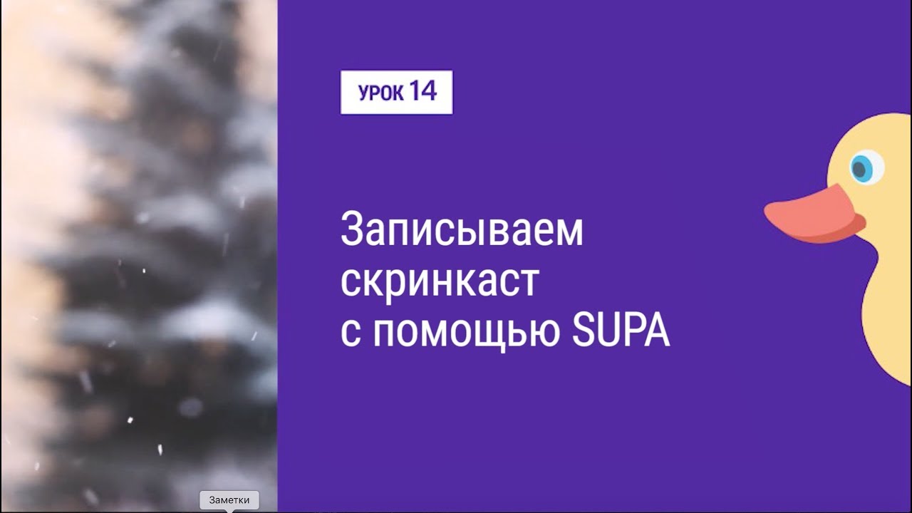 Урок 14. Записываем скринкаст с помощью SUPA