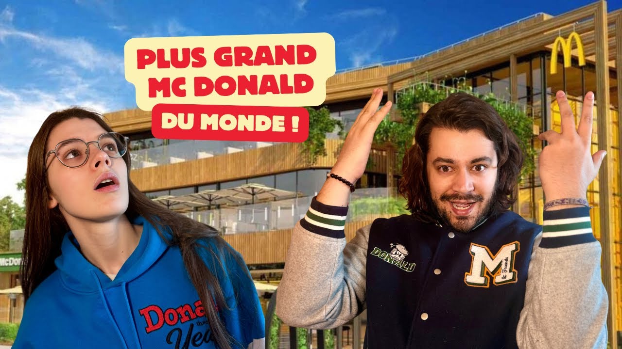 On a testé le plus GRAND Mc Donald du monde à DISNEYLAND Paris ! #disneylandparis #disneyland