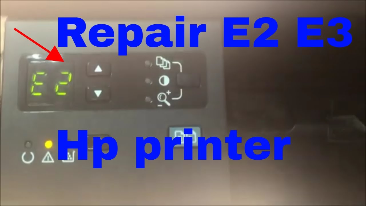 fix printer hp laserjet M1132 Error E2 E3