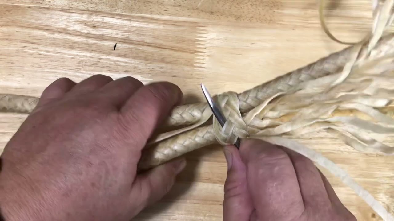 Making the buildup for under the heel knot for a bosal Part 1