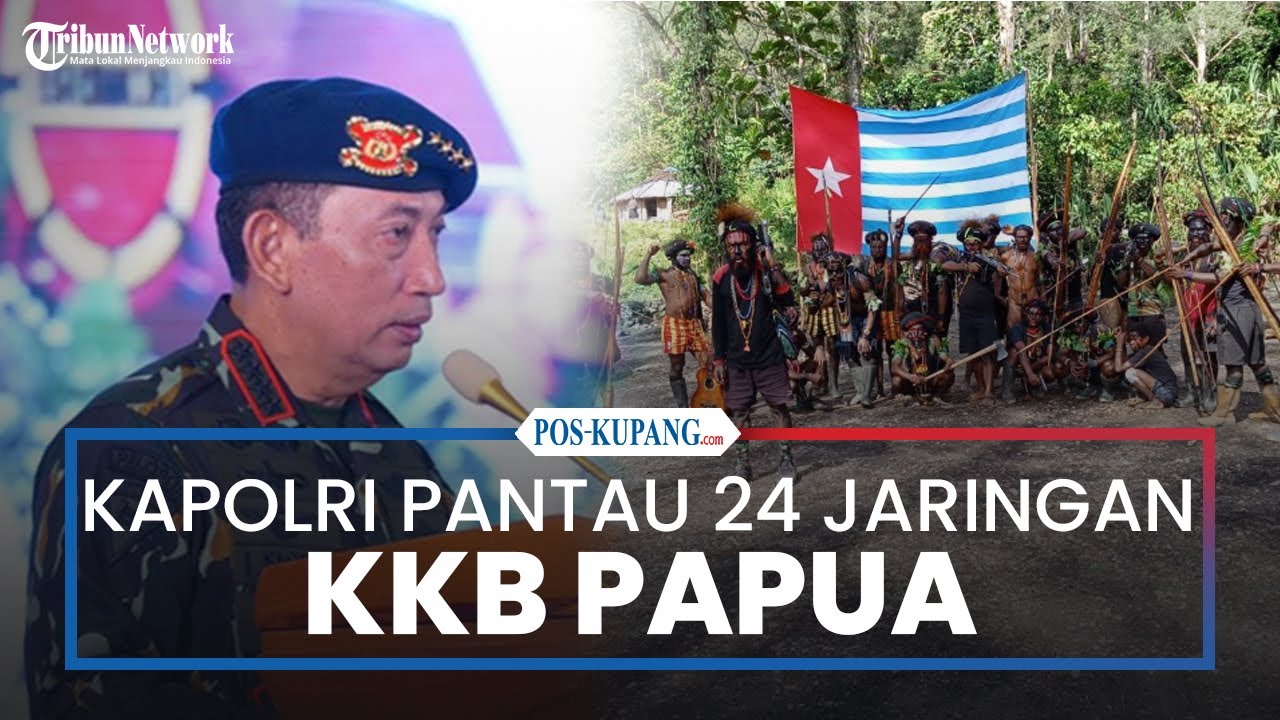 Kapolri Pantau 24 Jaringan KKB Papua