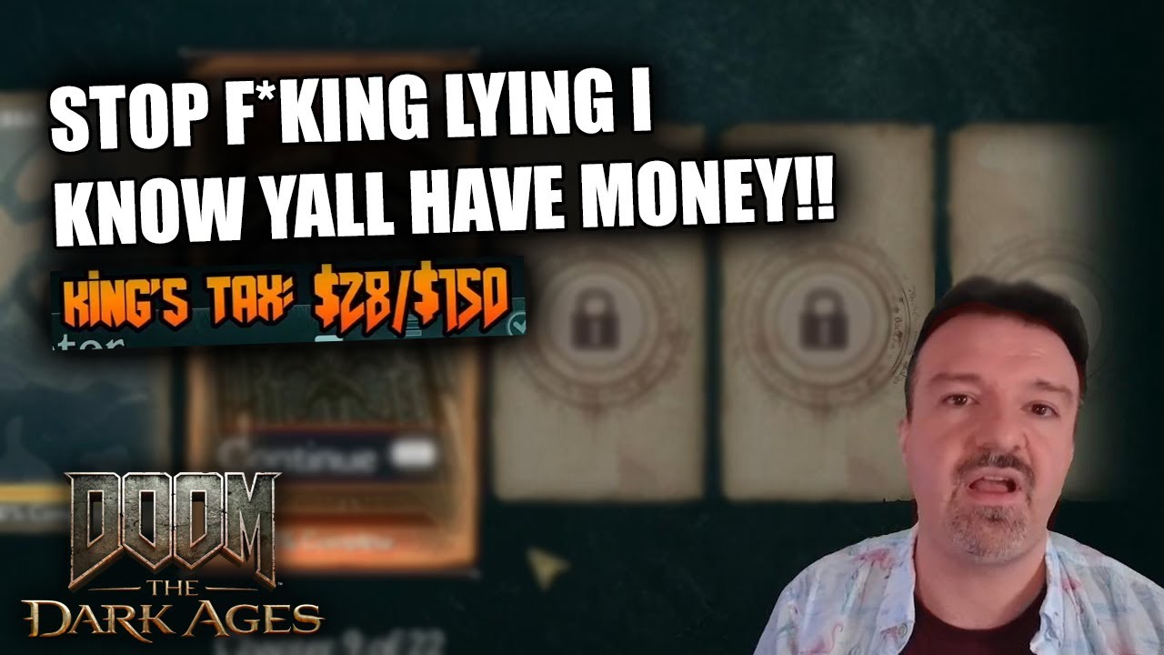 DSP Goes Demented Pressuring Viewers Against the Wall for Not Donating & Trashes Doom Dark Ages