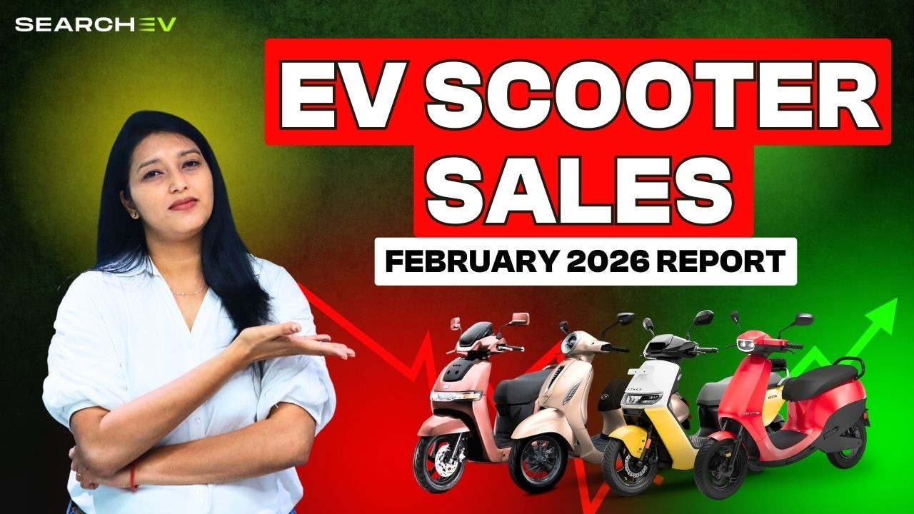 Ola DOWN 49%! TVS #1 | Feb 2026 Electric Scooter Sales Report | Top 10 Ranking | SearchEV