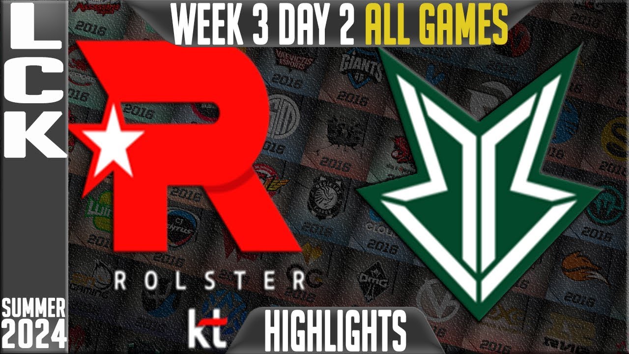KT vs BRO Highlights ALL GAMES | LCK Summer 2024 W3D2 | KT Rolster vs OK Savings Brion Week 3 Day 2