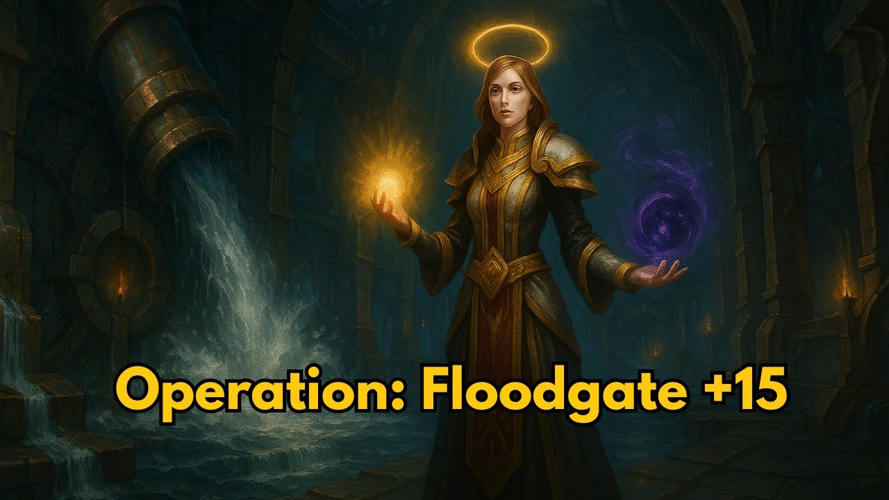🔸 Operation: Floodgate +15 | Discipline Priest | Mythic+ Dungeon | WoW TWW Season 3