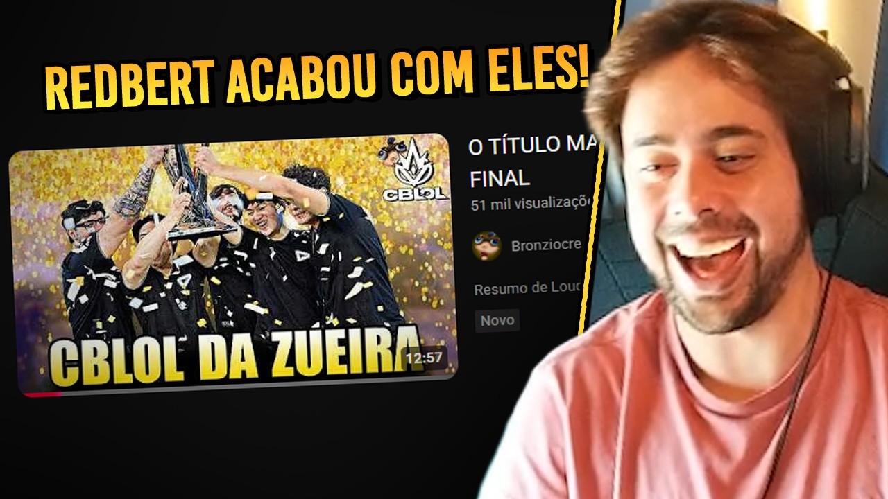 O TÍTULO MAIS IMPROVÁVEL DA HISTÓRIA - CBLOL DA ZUEIRA | YODA REAGINDO BRONZIOCRE