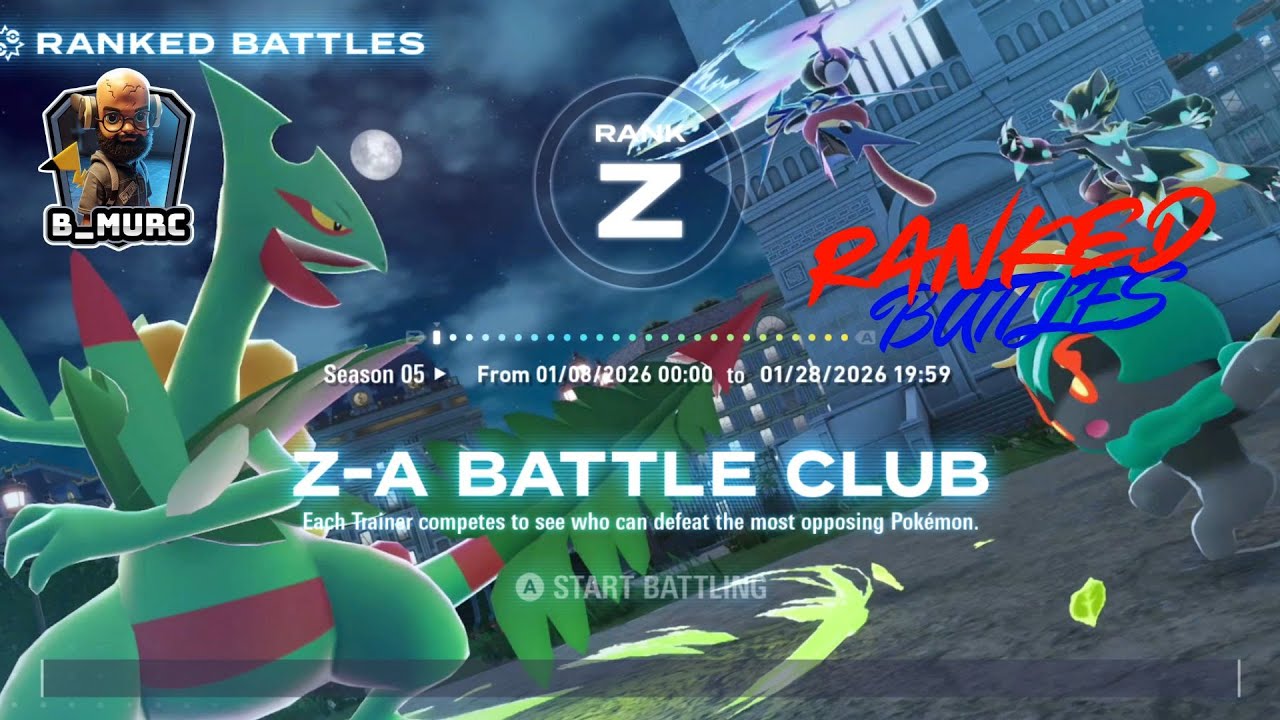 Season 5 Pokemon Z-A Ranked Battles!