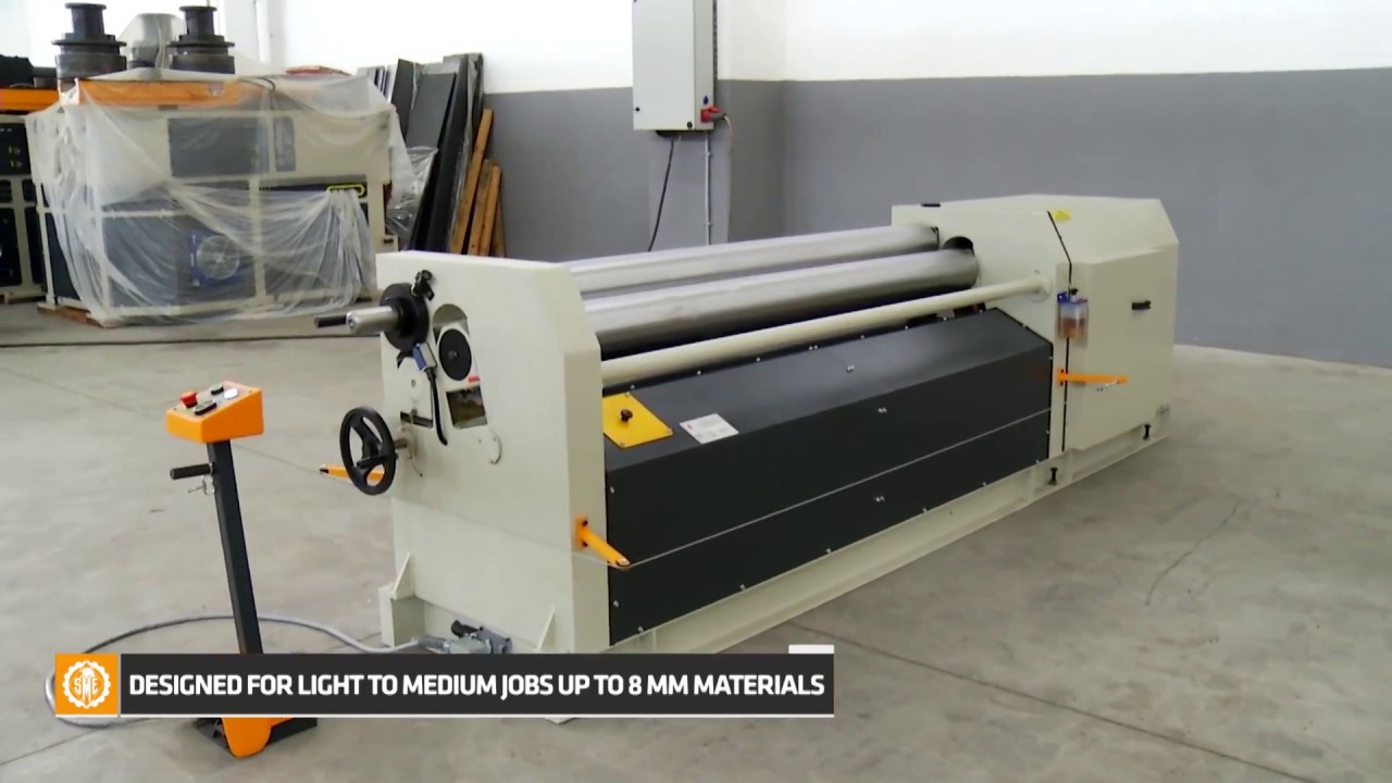 Sahinler MRM-S Motorised Asymmetrical 3 Rolls Plate Bending Machines
