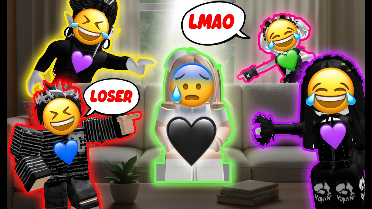 ✨ EVERYONE LAUGHED AT MY BLACK SOULMATE COLOR 🖤 #roblox #robloxstory